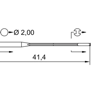 Symaskinsnålar 62X45 SERV 7 130