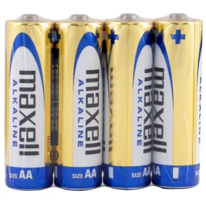 Maxell AA Batterier 4-pack – Alkaliska LR6-batterier 1.5V