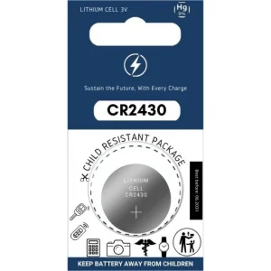 CR2430 Lithium batteri 3V – Knappcellsbatteri