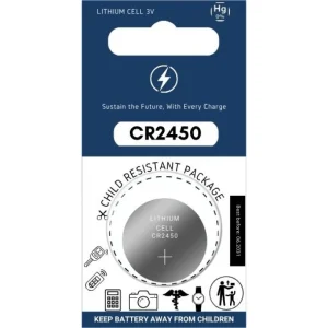 CR2450 Lithium Cell 3V – Knappcellsbatteri