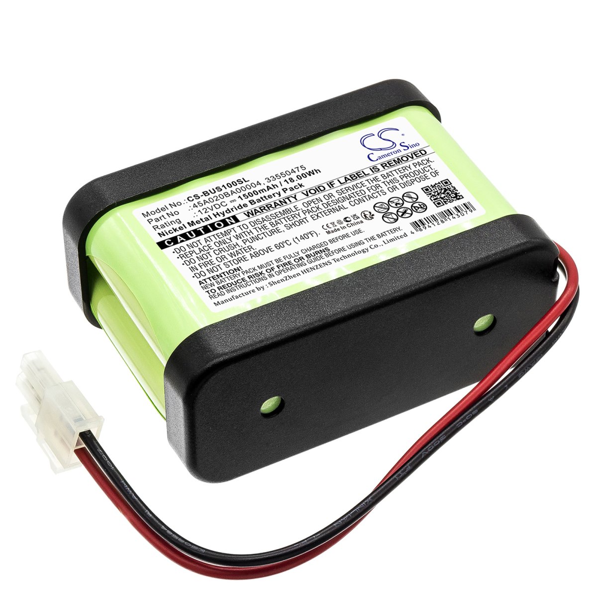 Besam Unislide batteri 12V 1500mAh Ni-MH