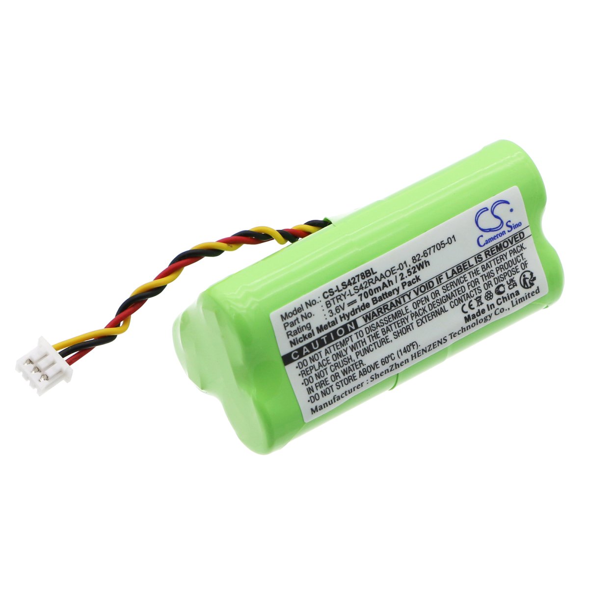 Symbol LS4278 Batteri 3.6V 700mAh Ni-MH