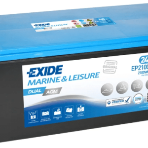 EXIDE DUAL AGM 12v 240Ah Fritidsbatteri & Marinbatteri EP2100