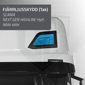Fjärrljusskydd Scania Next Gen Highline (tak) – smoke
