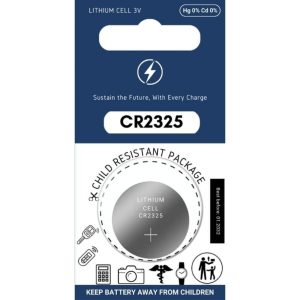 CR2325 Litiumbatteri 3V – Knappcellsbatteri för bilnyckel, fjärrkontroll och elektronik