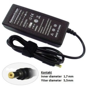 ACER mfl 19V 4.74A (5.5×1.7mm) Laddare